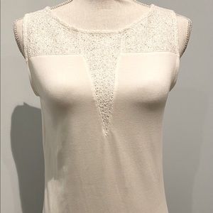Morgan new white lace top